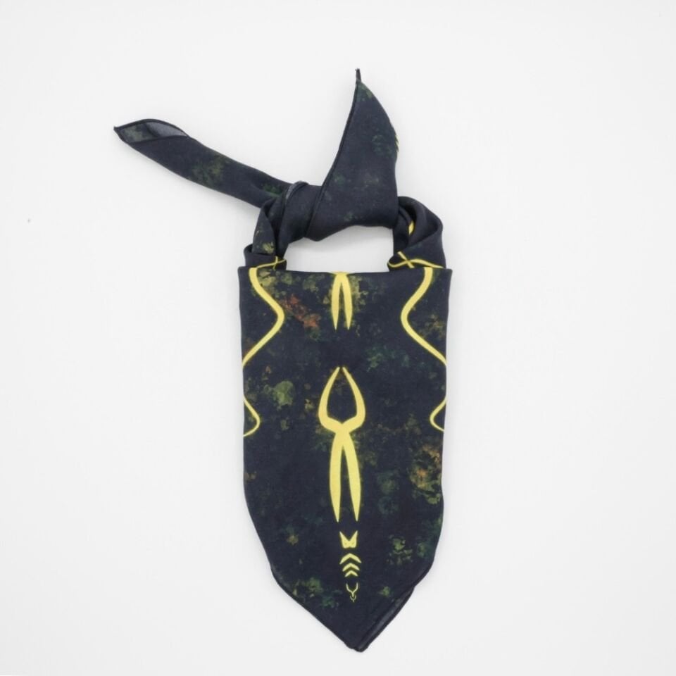 SOLAR CROWN - İpek Pamuk Karışım Tasarım Bandana