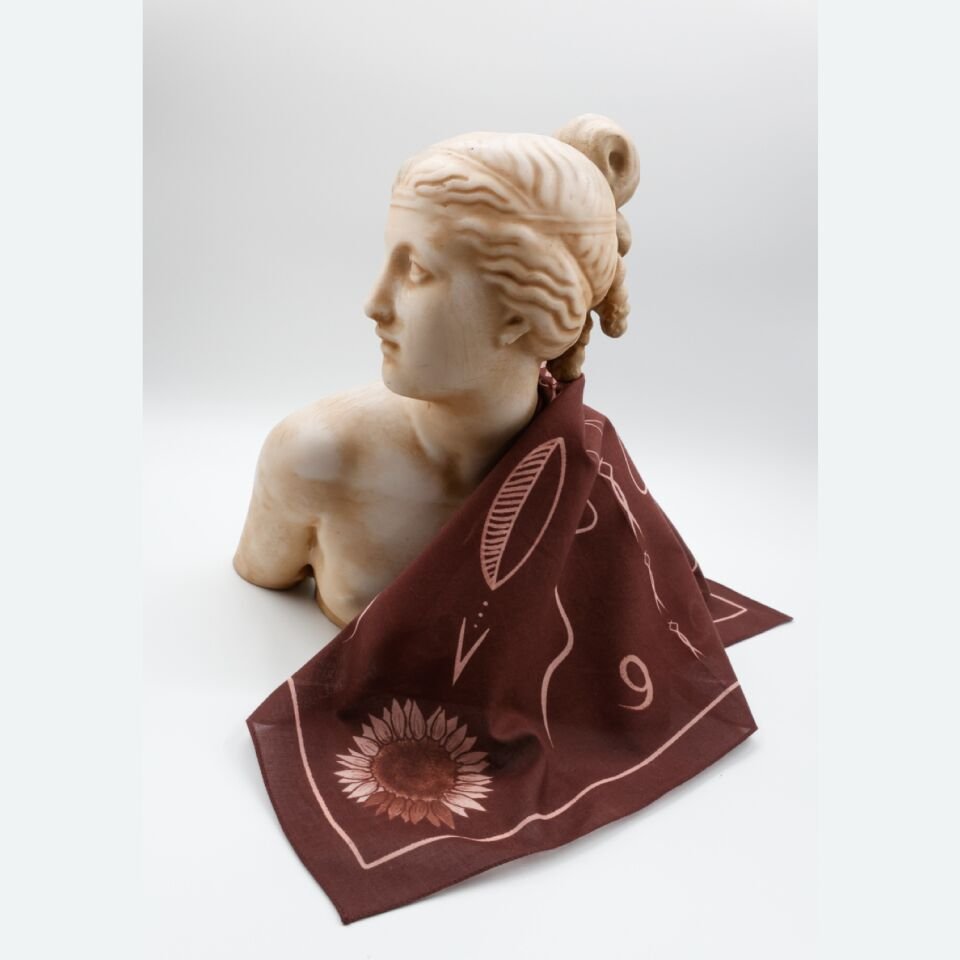 TERRACOTTA DAWN - %100 Pamuk Tasarım Bandana