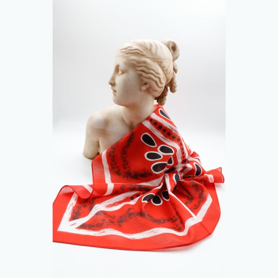 SCARLET TOTEM - %100 Pamuk Tasarım Bandana