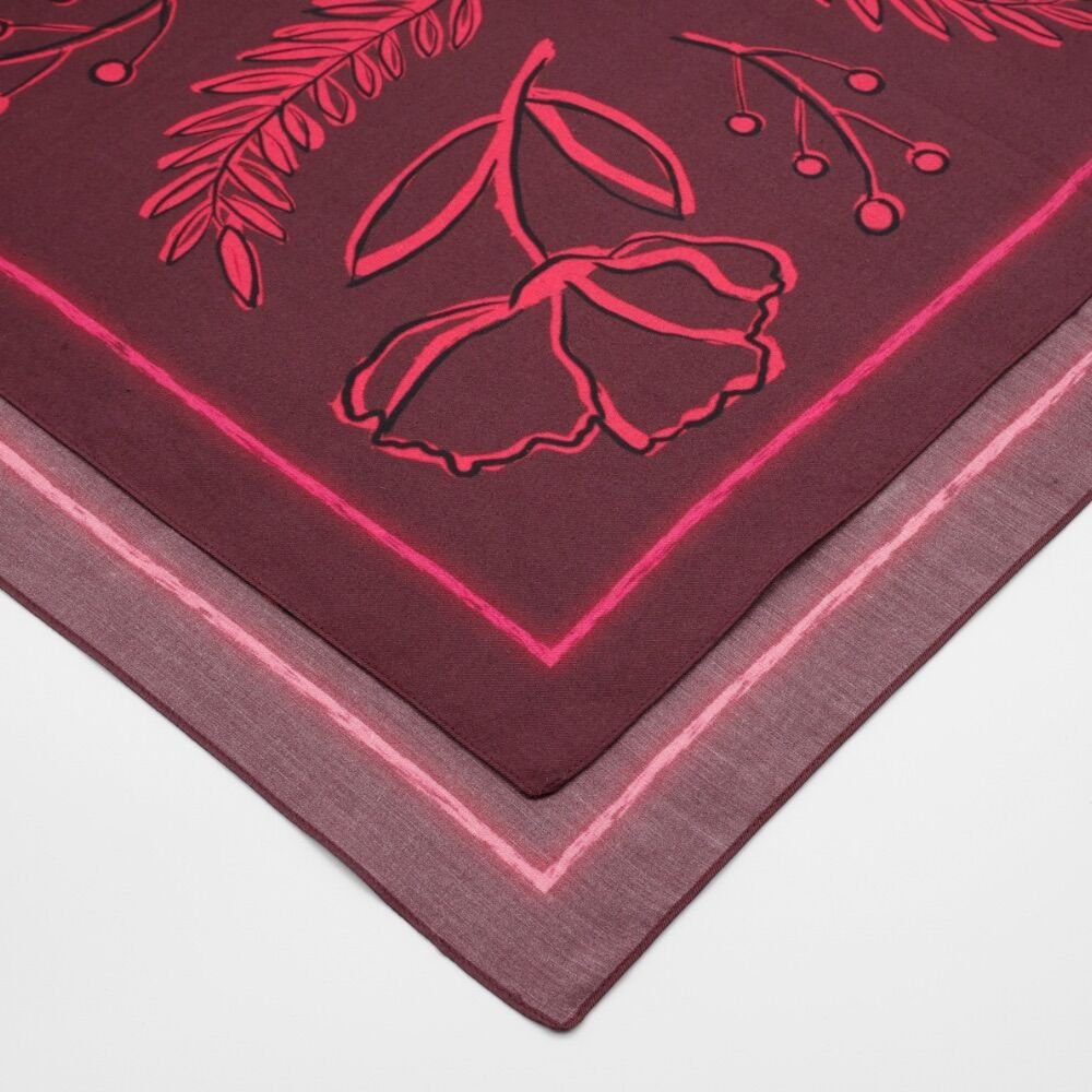 Petite Fular - Velvet Blossom