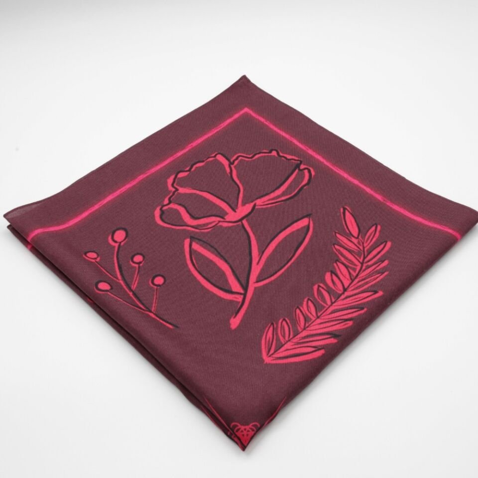 Petite Fular - Velvet Blossom