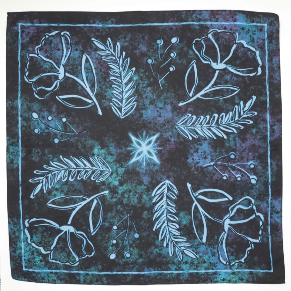 Petite Fular - Midnight Flora