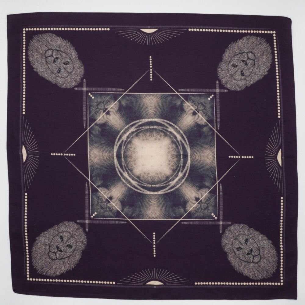 LION ECLIPSE - İpek Pamuk Karışım Tasarım Bandana