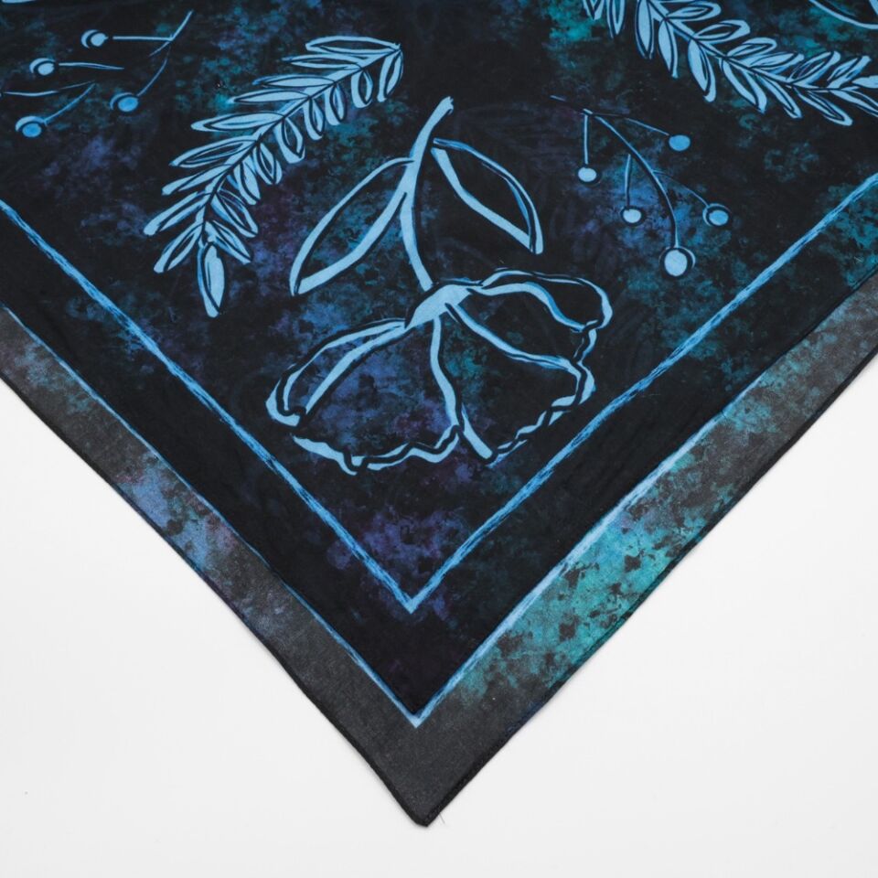 Petite Fular - Midnight Flora %100 pamuk