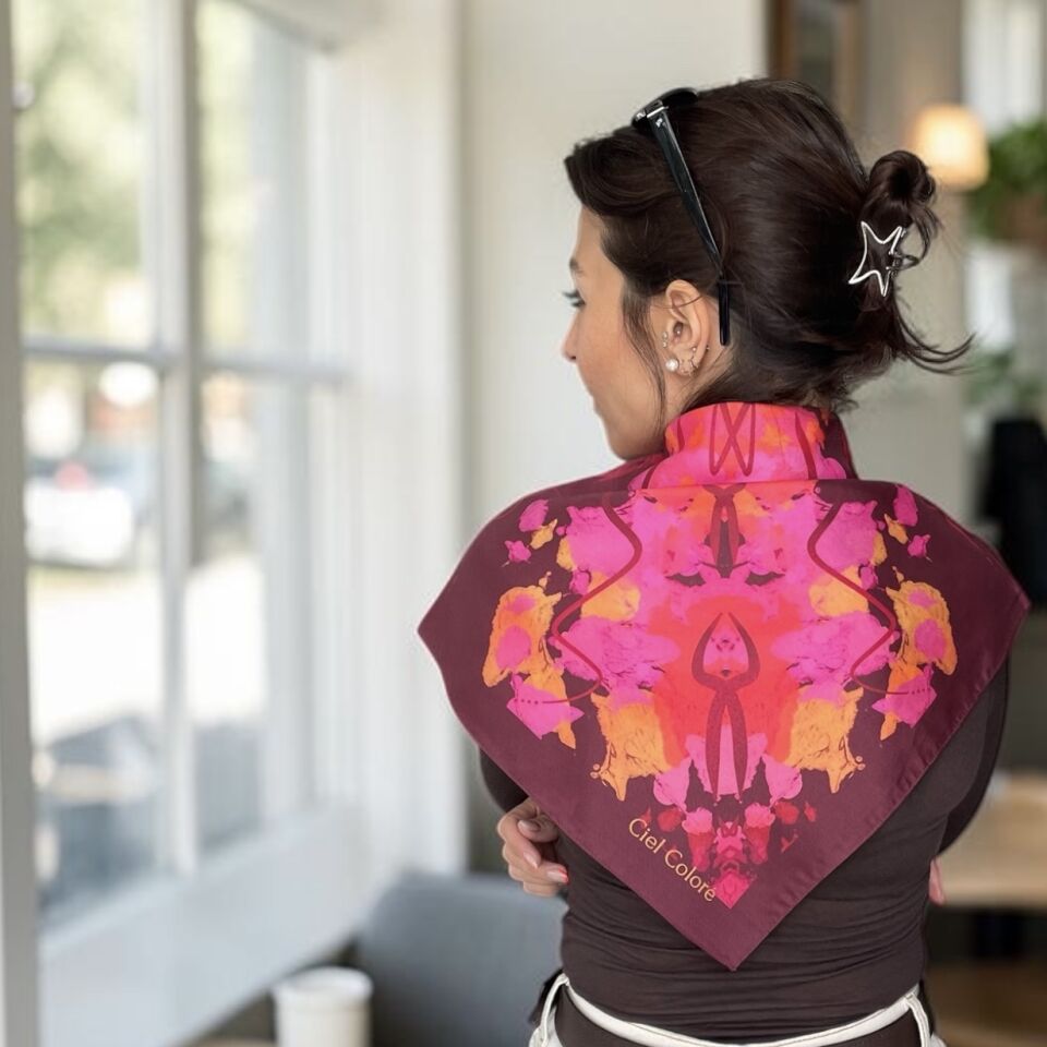 Grande Fular - Sunset Blaze